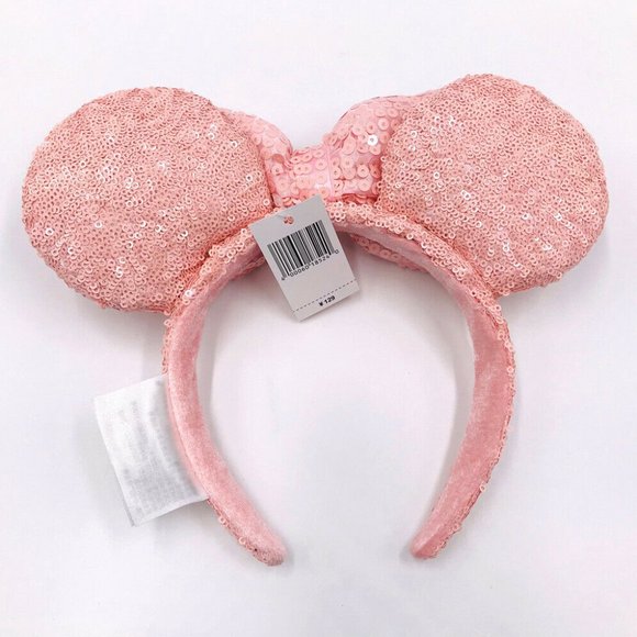 NEW Disney Parks Millennial Pink Sequin Headband - Picture 6 of 6